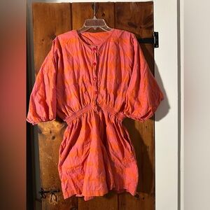 Vintage Java Wrap Button-Front Romper